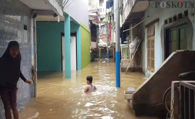 Permukiman Di Kampung Melayu Terendam Banjir Jagatbisnis