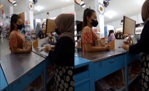Viral, Perdebatan Alot Antara Pembeli dan Kasir