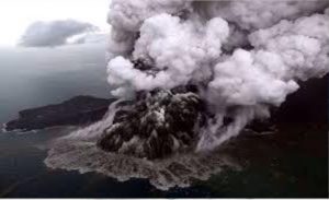 Gunung Anak Krakatau Meletus, Semburkan Abu Vulkanik