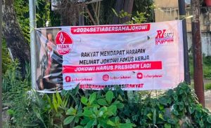 Baliho “Dukung Jokowi 3 Periode” Bertebaran di Sumatera