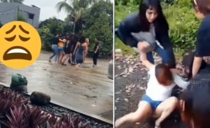 Lokasi Eks Rumah Jabatan Bupati Bolmong Dijadikan Arena Adu Jotos Remaja Perempuan