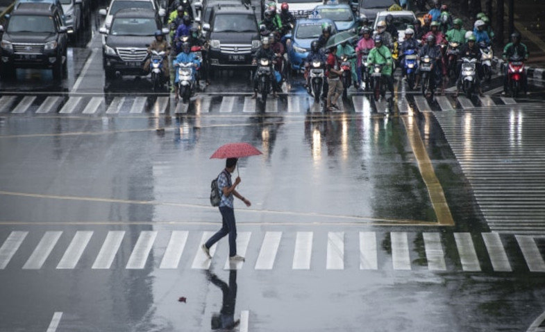 Hari Ini Cuaca di Sebagian Wilayah Jakarta Diperkirakan Hujan