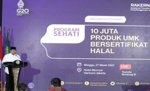 Menag Launching Program 10 Juta Produk Bersertifikat Halal