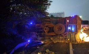 Tabrakan Beruntun di Tol JORR, 1 Orang Tewas