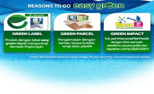 Program Easy Green Ajak Konsumen Belanja Produk yang Baik untuk Lingkungan