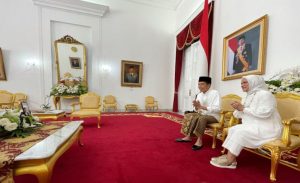 Jokowi Halalbihalal dengan Ma’ruf Amin Lewat Video Call
