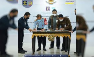Kanwil Kemenkumham Sumsel Tandatanggani PKS dengan BSI