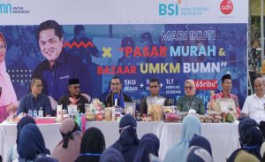 BSI Dukung UMKM Via Pasar Rakyat BUMN di Langsa