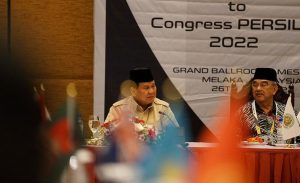 Prabowo Didaulat jadi Presiden Pencak Silat Dunia hingga 2026