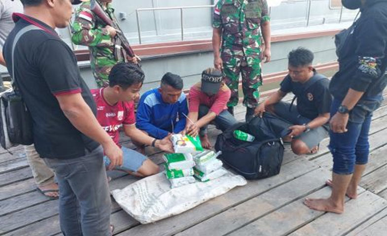 TNI AL Gagalkan Penyelundupan 14,077 Kg Sabu