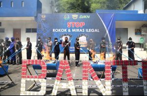 Tekan Peredaran Barang Ilegal, Bea Cukai Gelar Pemusnahan di Tangerang dan Ternate