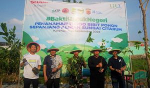 Berusia 110 Tahun, Sharp Tanam 11 Ribu Pohon di Aliran Sungai Citarum