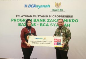 BAZNAS dan BCA Syariah Bekerja Sama Dorong Kebangkitan Ekonomi Mustahik Pelaku Usaha Mikro