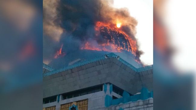 Terjadi Kebakaran di Masjid Islamic Center Jakarta Utara