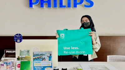 Kurangi Kantong Plastik, Philips Domestic Appliances Indonesia Luncurkan Tas Ramah Lingkungan