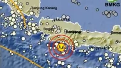 Jawa Barat Diguncang Gempa Berkekuatan 3,6 Magnitudo