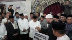 Sebanyak Rp3 Miliar, Prabowo Sumbangan untuk Pembangunan Masjid Agung Medan