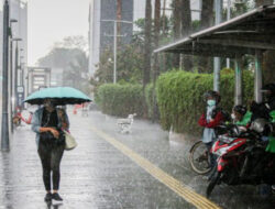 Sebagian Besar Wilayah Jakarta pada Kamis Pagi hingga Malam Diguyur Hujan