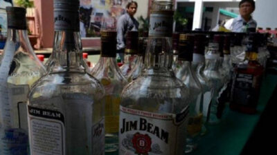 Polisi Amankan Ratusan Liter Minuman Keras Jenis Captikus