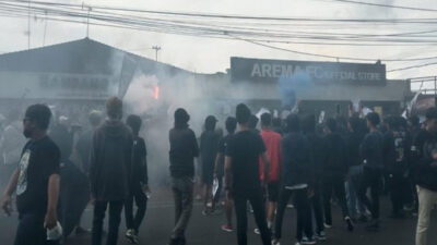 Polisi Usut Demo Anarkis di Kantor Arema FC
