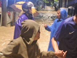 Hujan Deras, Banjir Melanda 4 Desa Kabupaten Gresik