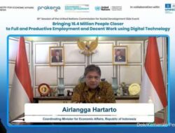 Menko Airlangga Sebut Kartu Prakerja di Sidang ke-61 Komisi Pembangunan Sosial PBB