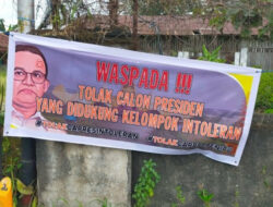 Disebut Capres Intoleran, Spanduk di Lampung Selatan Tolak Kedatangan Anies