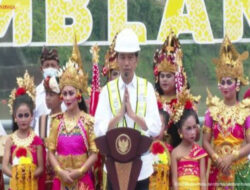 Jokowi Resmikan Bendungan Tamblang Bali Senilai Rp825 Miliar
