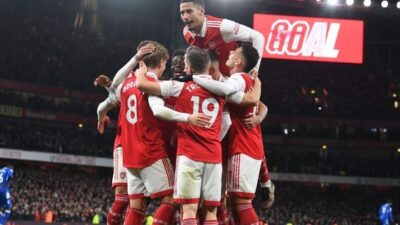 Arsenal Makin Pede Lihat Pengejaran Gelar Juara EPL 2022/ 2023