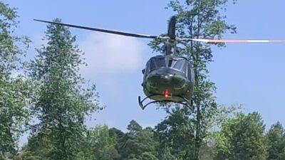 Helikopter Yang Jatuh di Perkebunan Teh Ciwidey Ternyata Milik TNI AD