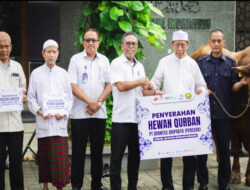 Sambut Idul Adha, Brantas Abipraya Salurkan Hewan Qurban