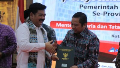 Pemkot Tangerang Terima 75 Sertifikat Aset Pemerintah Daerah dari Menteri ATR/BPN