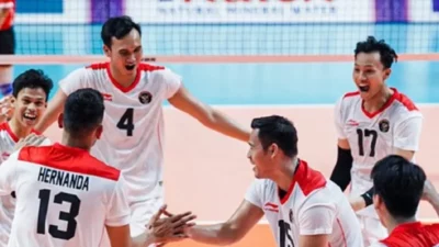 Timnas Voli Putra Indonesia Raih Kemenangan Sengit atas Kazakhstan dalam Asian Games 2023