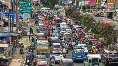 Jalan Kartini Arah Margonda Macet Parah, Ini Penyebabnya