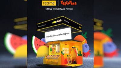 Realme Hadirkan Future-tech Fruit Shop di Festival Musik Pestapora 2023