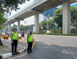 Polisi Berlakukan Buka-Tutup Jalan Sudirman Saat KTT ASEAN