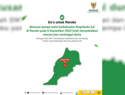 BAZNAS Siapkan Bantuan Gempa Maroko