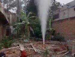 Gas Alam Nyembur di Bogor Akibat Pengeboran Sumur Sedalam 125 Meter