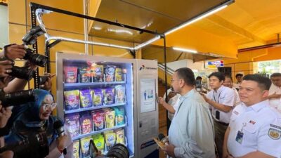 Vending Machine UMKM BUMN Hadir di Bandara Soetta, Tawarkan Aneka Produk Lokal