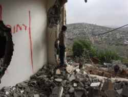 Gedung Bulan Sabit Merah Palestina di Gaza Selatan Dibombardir Jet Tempur Israel