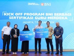 Tingkatkan Kompetensi Pengajar, BNI Bagikan Ribuan Sertifikasi Guru