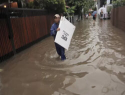 Sejumlah Lokasi di Jakarta Banjir Jelang Pencoblosan Pemilu 2024