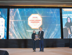 Kinerja Baik 2023, Brantas Abipraya Raih Penghargaan Indonesia Living Legend Companies Awards 2024