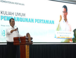 Mentan Beri Kuliah Umum di Palopo, Optimis Indonesia Capai Swasembada