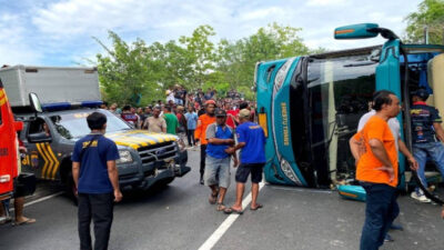 Korban Tewas Kecelakaan Bus di Bukit Bego Bantul Bertambah jadi 3 Orang