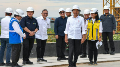 Jokowi Tinjau Kantor Presiden di IKN