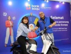 Bank Saqu Beri Nasabah Hadiah 20 Motor Honda Scoopy lewat Fitur Menabung Otomatis