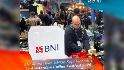 BNI Xpora Angkat Citra UMKM Kopi Indonesia di Amsterdam Coffee Festival 2024