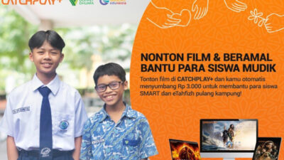 CATCHPLAY+ Meriahkan Ramadhan Bantu Siswa Pulang Kampung