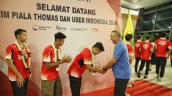 BNI Beri Sambutan Hangat Kepulangan Tim Thomas dan Uber Indonesia ke Tanah Air